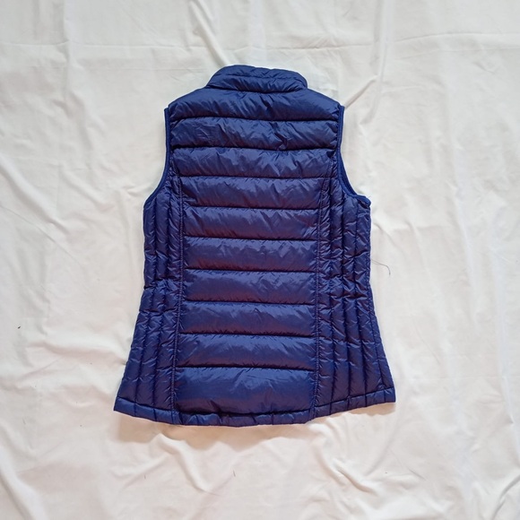 Heatpeek lightweight nylon collapsible Women's Blue Puffer Vest M - Picture 7 of 12
